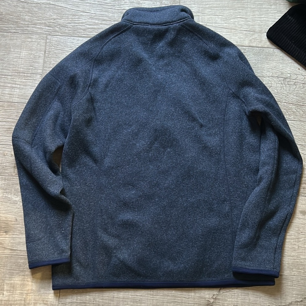 Patogonia 1/4 zip sweatshirt Navy Blue - Picture 4 of 4